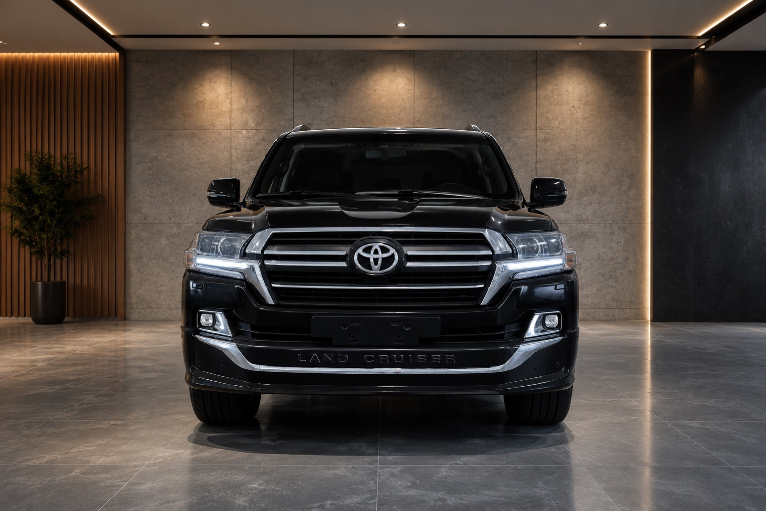 Передня накладка на спойлер для Executive 2019 для Toyota Land Cruiser 200 2007-2021 рр