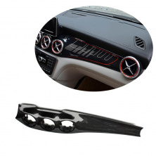 Накладка на центральну консоль (2013-2016, Карбон) Mercedes CLA C117 2013-2019 рр.