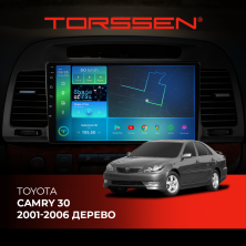Штатна магнітола Torssen Toyota Camry 30 01-06 дерево FL9 4+64Gb 4G Carplay DSP