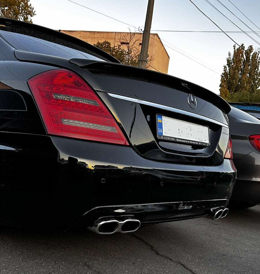 Насадки на глушник AMG S65 для Mercedes S-сlass W221 2005-2013 рр