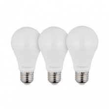 Светодиодные лампы, набор 3 ед. LL-0015, LED A60, E27, 12 Вт, 150-300 В, 4000 K, 30000 г, гарантия 3 года