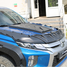 Комплект накладок на капот DRAGON (2019+, 3 шт) Mitsubishi L200 2015-2024 гг.