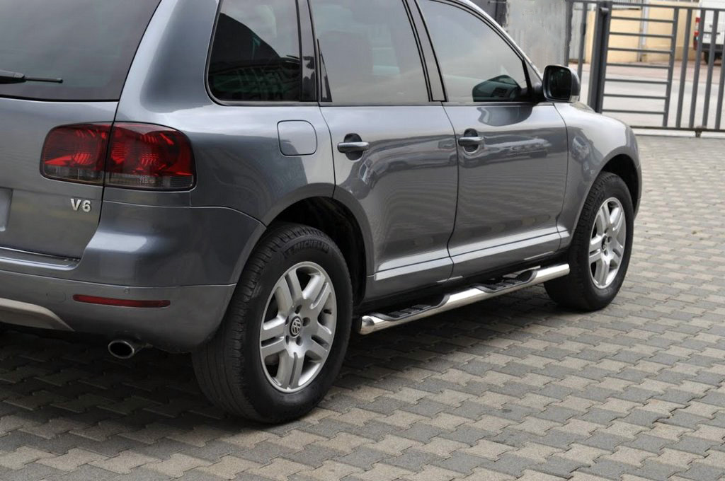 Бічні труби (2 шт., нерж) для Volkswagen Touareg 2002-2010 рр