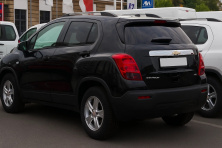 Хром планка над номером Libao (ABS) Chevrolet Trax 2012-2023 рр.