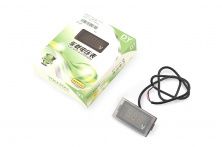 Цифровой вольтметр DC 12V (врезной, прямоугольный, зеленый) YOUYOU