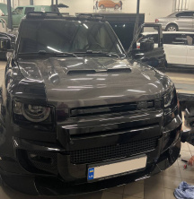 Карбоновий капот (натуральний карбон) Land Rover Defender 2019- рр.