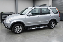 Бокові пороги Sunrise (2 шт., Алюміній) Honda CRV 2001-2006 рр.