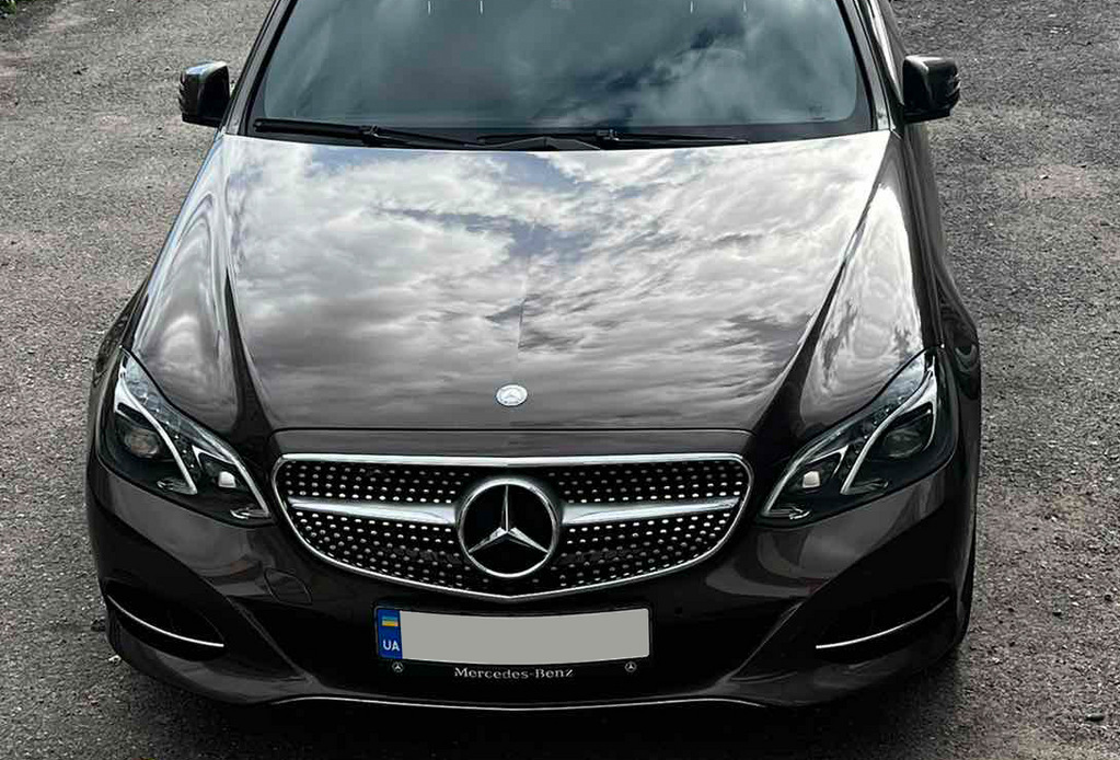 Передня решітка Diamond Silver (для Avantgarde і AMG-Line, 2013-2016) для Mercedes E-сlass W212 рр