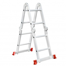 Лестница из алюминия, многофункциональная, трансформер, 4*2, 2,38м.