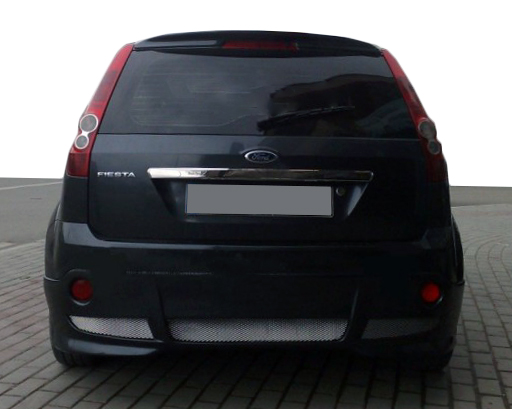 Задній бампер 2005-2008 (накладка, під фарбування) для Ford Fiesta рр