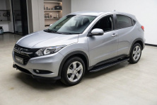 Бокові пороги Bosphore Black (2 шт., Алюміній) Honda HR-V 2014-2021 рр.