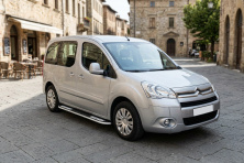 Бокові пороги Tayga V2 (2 шт., алюміній) Citroen Berlingo 2008-2018 рр.
