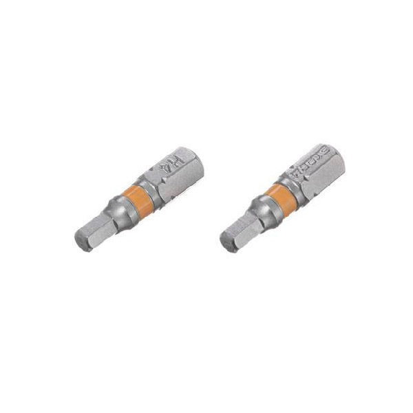 Комплект отверточных насадок Hex H4.0 1/4 * 25 мм, S2, уп. 2 ед., STORM