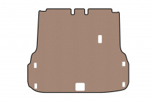 Гумовий килимок в багажник Carsuit (Бежевий) Nissan Pathfinder R52 2012-2021 рр.