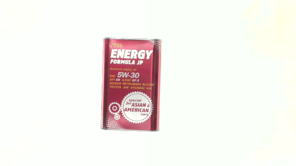 Масло автомобильное, 1л ж/б (SAE 5W-30, синтетика, Energy Formula JP API SL) MANNOL