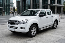 Бокові пороги Maydos V2 (2 шт., Алюміній) Isuzu D-Max 2011-2019 рр.