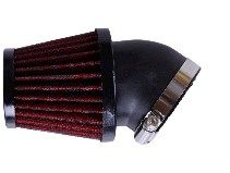 Фільтр повітряний (нульовик) Ø28/33/48mm, 45*, конусний (червоний)