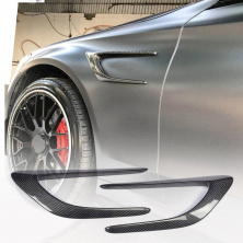 Накладки на передні крила (для купе/кабріолет C63 AMG 2015-2019, Карбон) Mercedes C-сlass W205 2014-2021 рр.