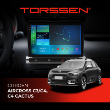 Штатна магнітола Torssen 2K DTS Citroen Aircross C3/C4 low F9432 4G Carplay DSP