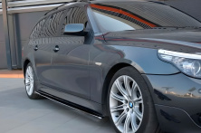 Бокові пороги DPT (чорний глянець) BMW 5 серія E60/E61 2003-2010 рр.