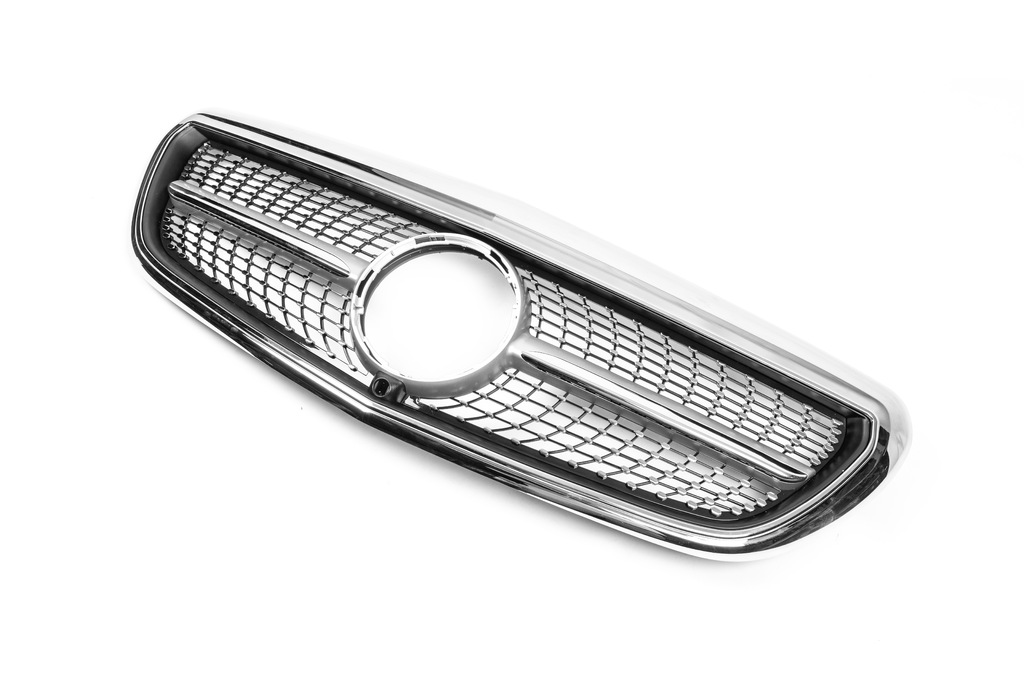 Передня решітка Diamond (для Classic і Exclusive, 2016-2019) З місцем під камеру для Mercedes E-сlass W213 рр