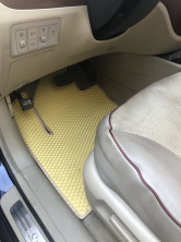 Килимки EVA (бежеві) 2010-2012 Hyundai Santa Fe 2 2006-2012 рр.