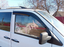 Вітровики (2 шт., Sunplex Sport) Mercedes Vito W638 1996-2003 рр.