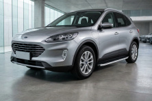 Бокові пороги Fullmond (2 шт., Алюміній) Ford Kuga/Escape 2019- рр.