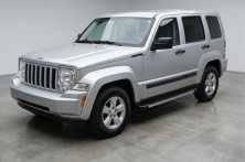 Бокові пороги Maya V1 (2 шт., Алюміній) Jeep Cherokee/Liberty 2007-2013 рр.