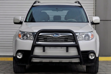 Кенгурятник WT018 Black (нерж.) Subaru Forester 2008-2013 рр.