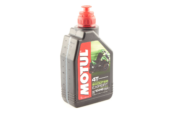 Масло 4T, 1л (полусинтетика, 10W-40, Scooter Expert MA, API SM/SL/SJ) MOTUL (#105960)
