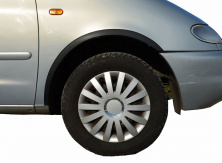Накладки на арки (2001-2010, 4 шт, чорні) Volkswagen Sharan 1995-2010 рр.