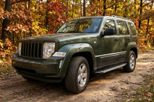 Бокові пороги Duru (2 шт., Алюміній) Jeep Cherokee/Liberty 2007-2013 рр.