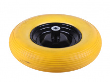 Колесо 4,00 -8 TL (бескамерное, под ось d-16мм) (желтое) AMG