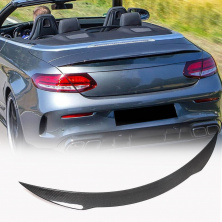 Спойлер (кабріолет, Карбон) Mercedes C-сlass W205 2014-2021 рр.