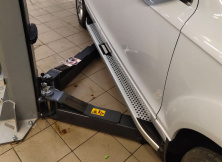 Бокові пороги Mevsim Grey (2 шт., Алюміній) Audi Q7 2005-2015 рр.