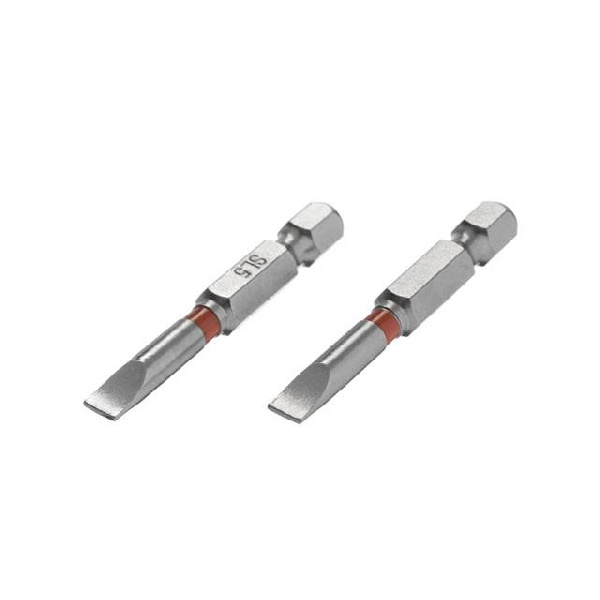 Комплект отверточных насадок SL5*50, 1/4, S2, уп. 2 ед., STORM