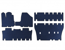 Килимки EVA (3 ряди, Синій) Toyota Sienna 2003-2009 рр.