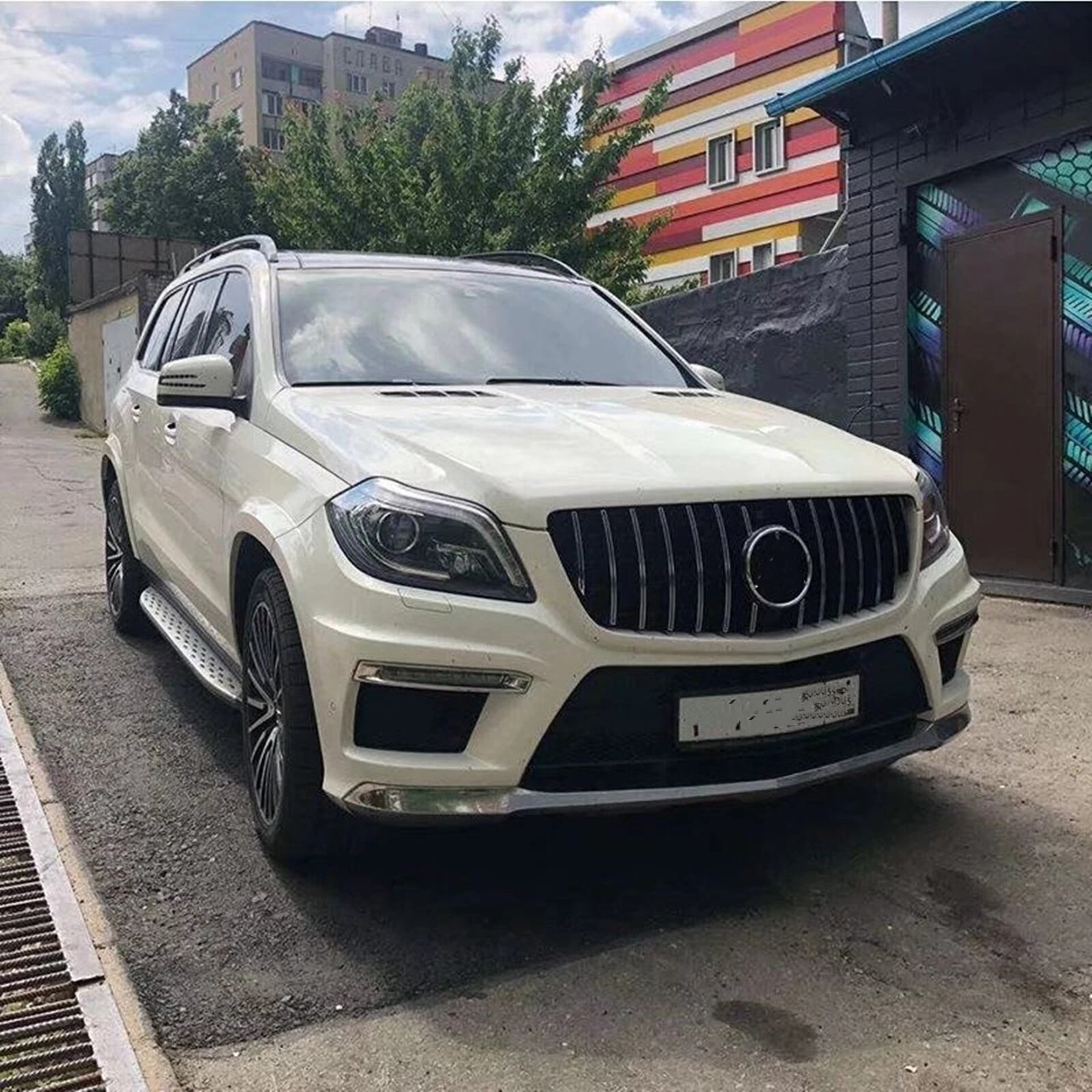 Передня решітка GT Panamericana (для GL High) для Mercedes GL/GLS сlass X166 2012-2019 рр