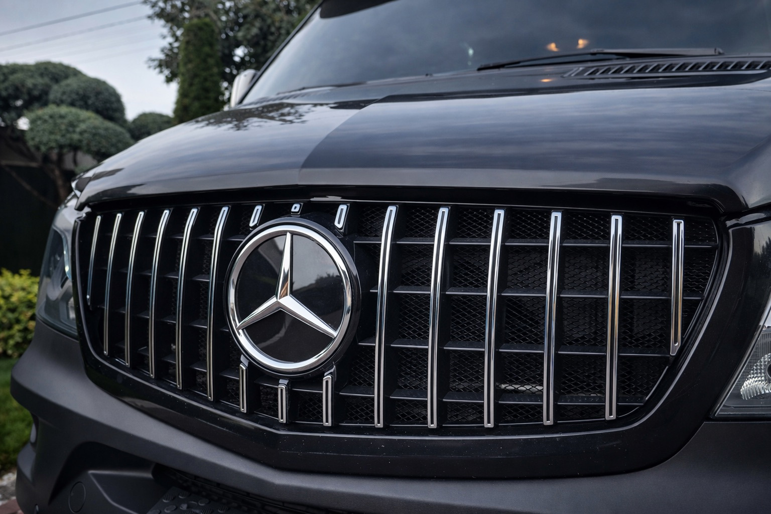 Передня решітка GT Panamericana Chrome (2013-2018) для Mercedes Sprinter W906 рр