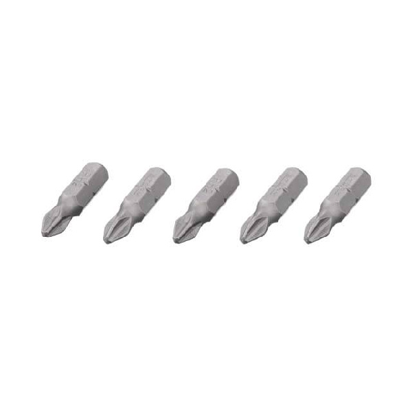 Комплект отверточных насадок PH2 1/4*25мм, ACR, S2, уп. 5ед., STORM