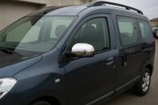 Накладки на дзеркала (2 шт, ABS) Renault Dokker 2013-2022 рр.