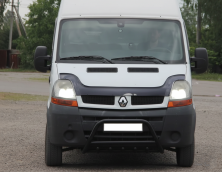 Передня дуга WT003 Black (нерж.) Nissan Interstar 2002-2010 рр.