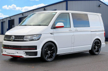 Накладка на передній бампер Sportline 2015-2018 (під фарбування) для Volkswagen T6 рр