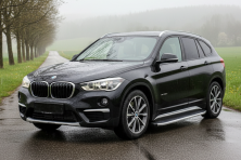Бокові пороги Fullmond (2 шт., Алюміній) BMW X1 F48 2015-2022 рр.