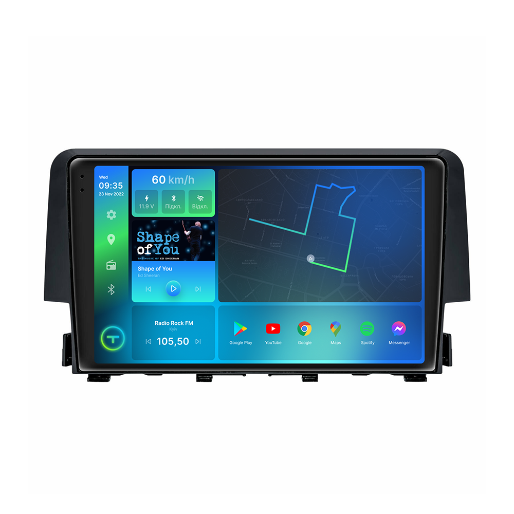 Штатна магнітола Torssen 2K Honda Civic 18+ F9432 4G Carplay DSP