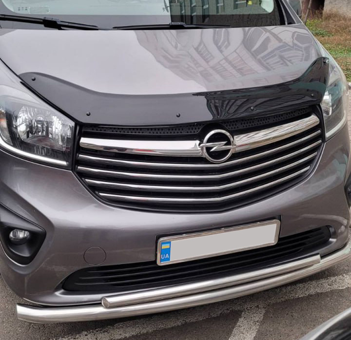 Дефлектор капоту (EuroCap) для Opel Vivaro 2015-2019 рр