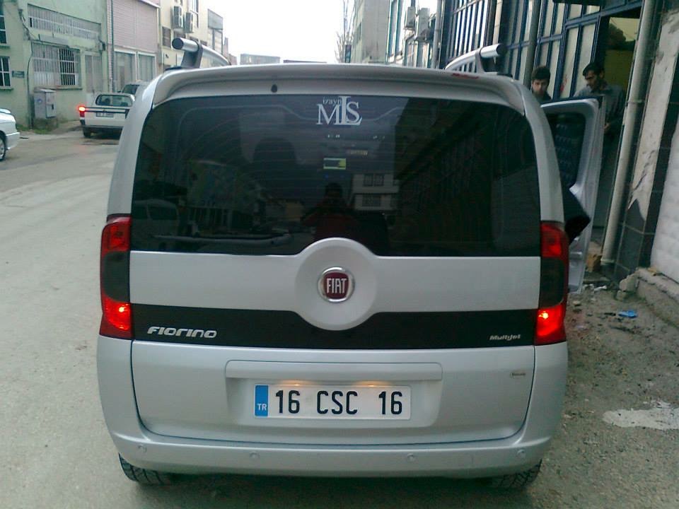 Спойлер Anatomic ляда (під фарбування) для Fiat Fiorino/Qubo 2008-2024 рр