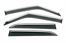 Вітровики з хромованим молдингом Niken Luxury (4 шт) Chevrolet Trailblazer 2020- рр.