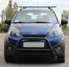 Кенгурятник WT003 Black (нерж) Chery Beat 2009-2015 рр.